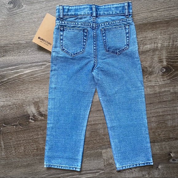 NWT Burberry Toddler Uni-Sex Japanese Denim Jeans - Picture 9 of 11